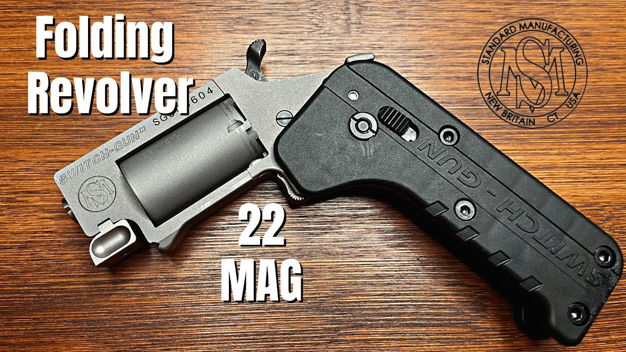 22 WMR Folding Revolver | 5-shot Switch GUN