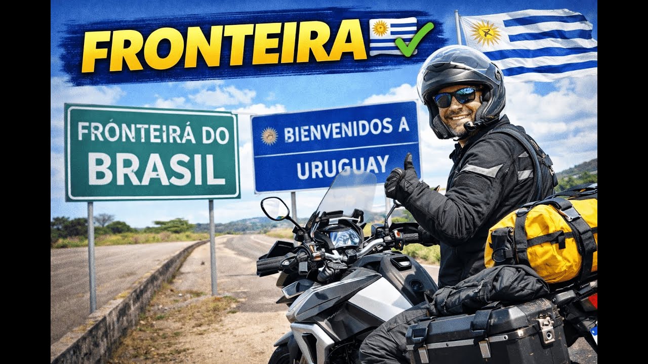 CHEGAMOS AO URUGUAI 🇺🇾🏍️ | Dia 2 – Fronteira, Punta del Diablo e Punta del Este