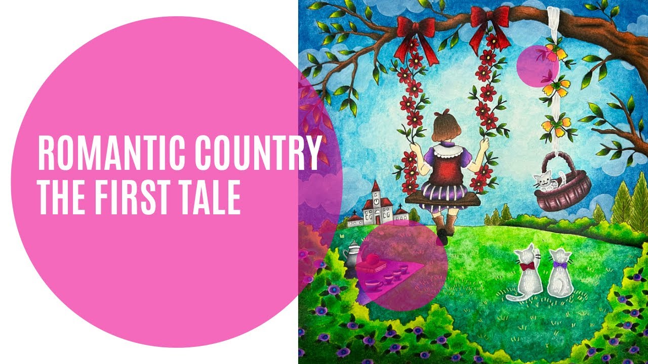 Colour Along | Romantic Country the First Tale| Eriy | Adult Colouring