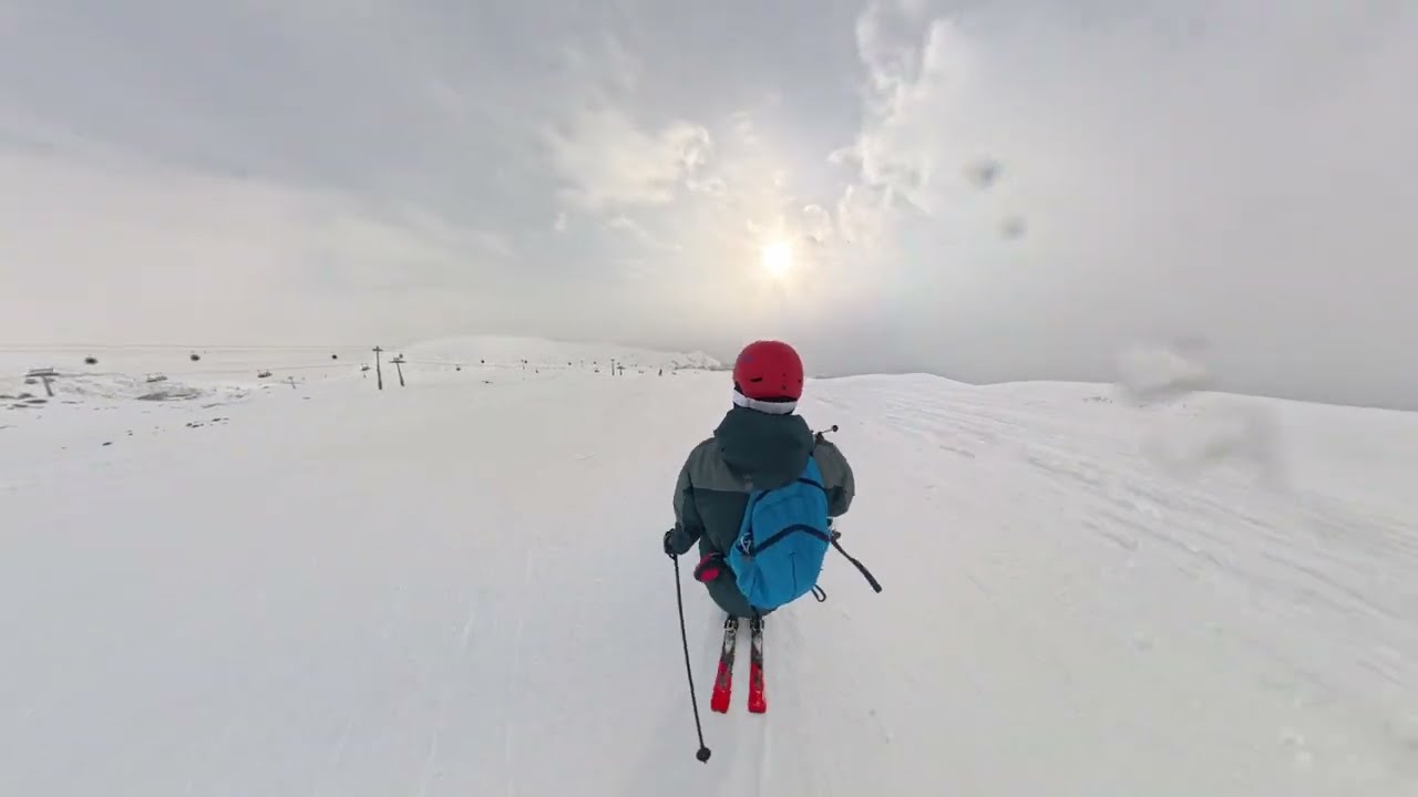 Beginner Skiing on Tatra 1 Slope in Gudauri | January 2025 Adventure