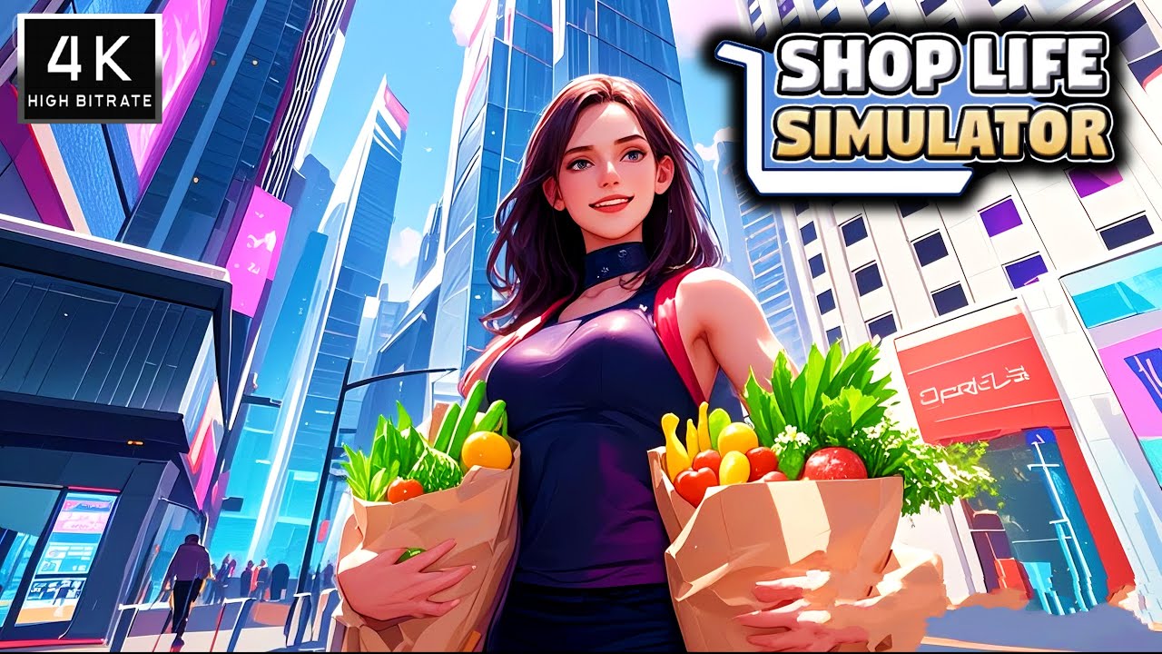 Shop Life Simulator in Downtown Skyscraper City Gameplay Longplay Reshade NoCommentary #1