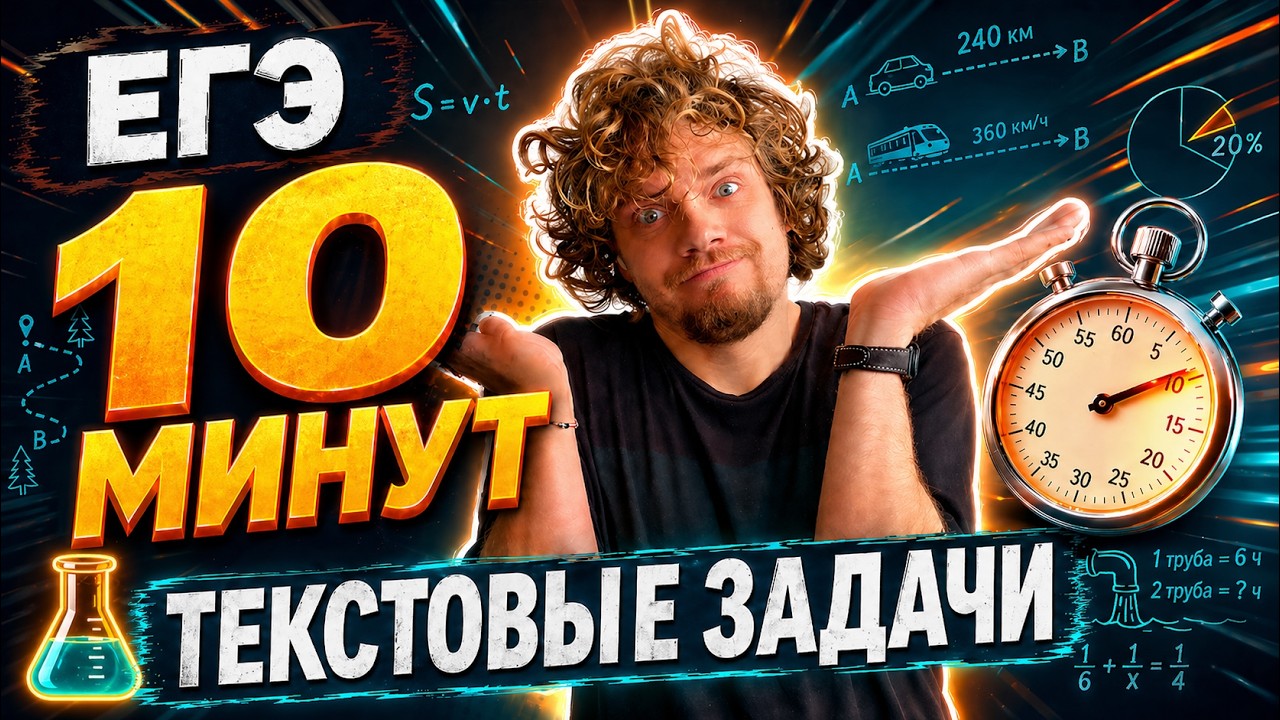 10 минут ЕГЭ ПРОФИЛЬ ПО МАТЕМАТИКЕ / ПОДГОТОВКА К ЕГЭ