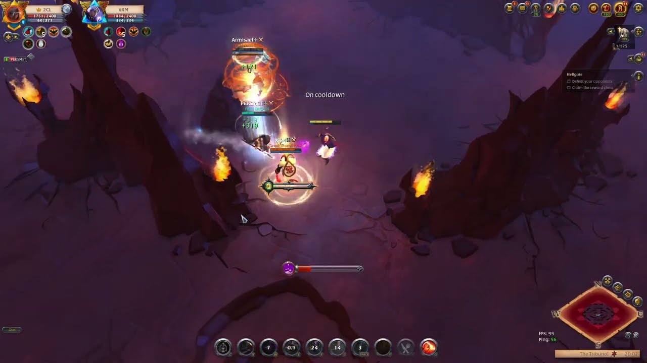 Rot Caller / 1H Arcane 2v2 Hellgate DPSing | Albion Online