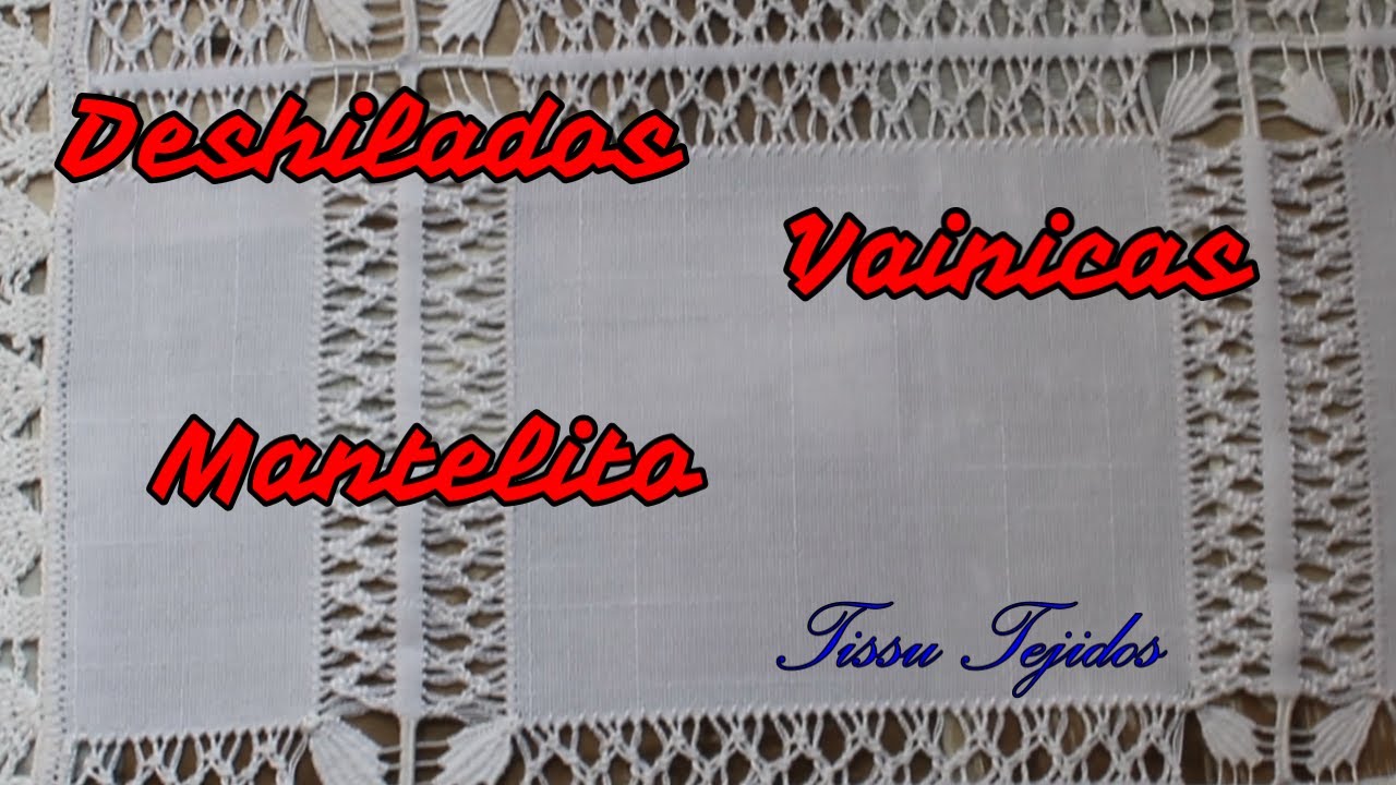 NUEVA IDEA PARA SERVILLETAS#VAINICAS Y DESHILADOS#PASO A PASO/@TissuTejidos