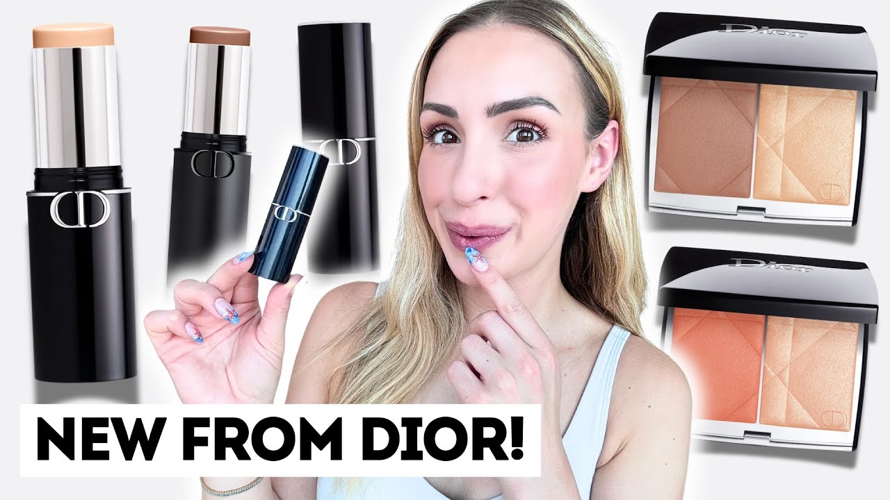 DIOR FOUNDATION & CONTOUR STICKS 😱 Review & Swatches | Dior Color & Glow Diorissimo, Diorette