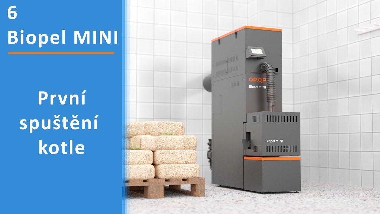 6 Biopel MINI - První spuštění kotle