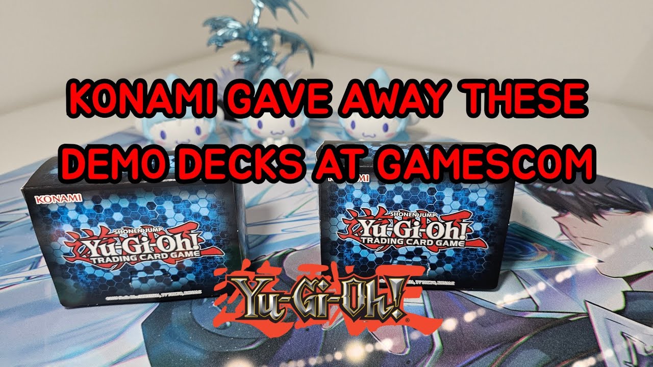 Opening the Gamescom 2025 YuGiOh decks
