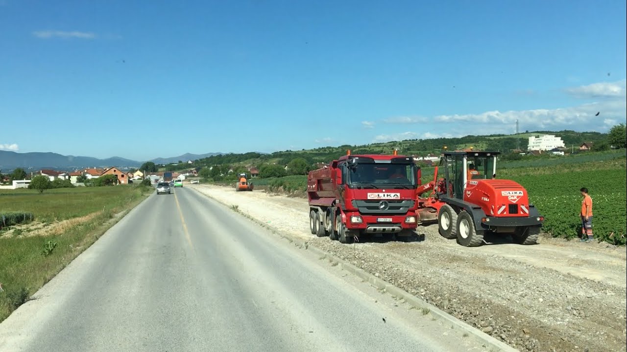 Rahovec-Xerrx- Ecurija e zgjerimit te rruges