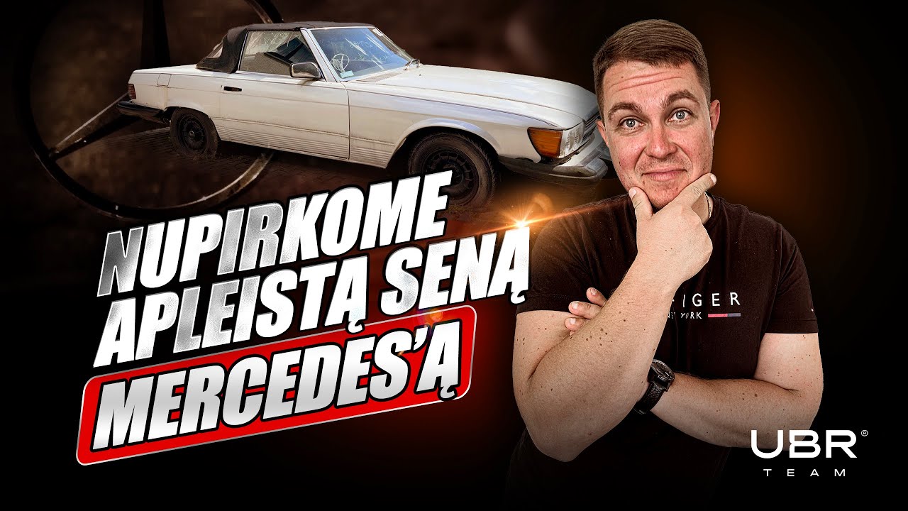 NUPIRKOME SENĄ, APLEISTĄ MERCEDES'Ą. #r8per365 (9 serija)