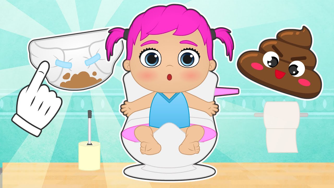 BEBÉS ALEX Y LILY 💩💩 Lily Aprende a hacer CACA sin Pañales