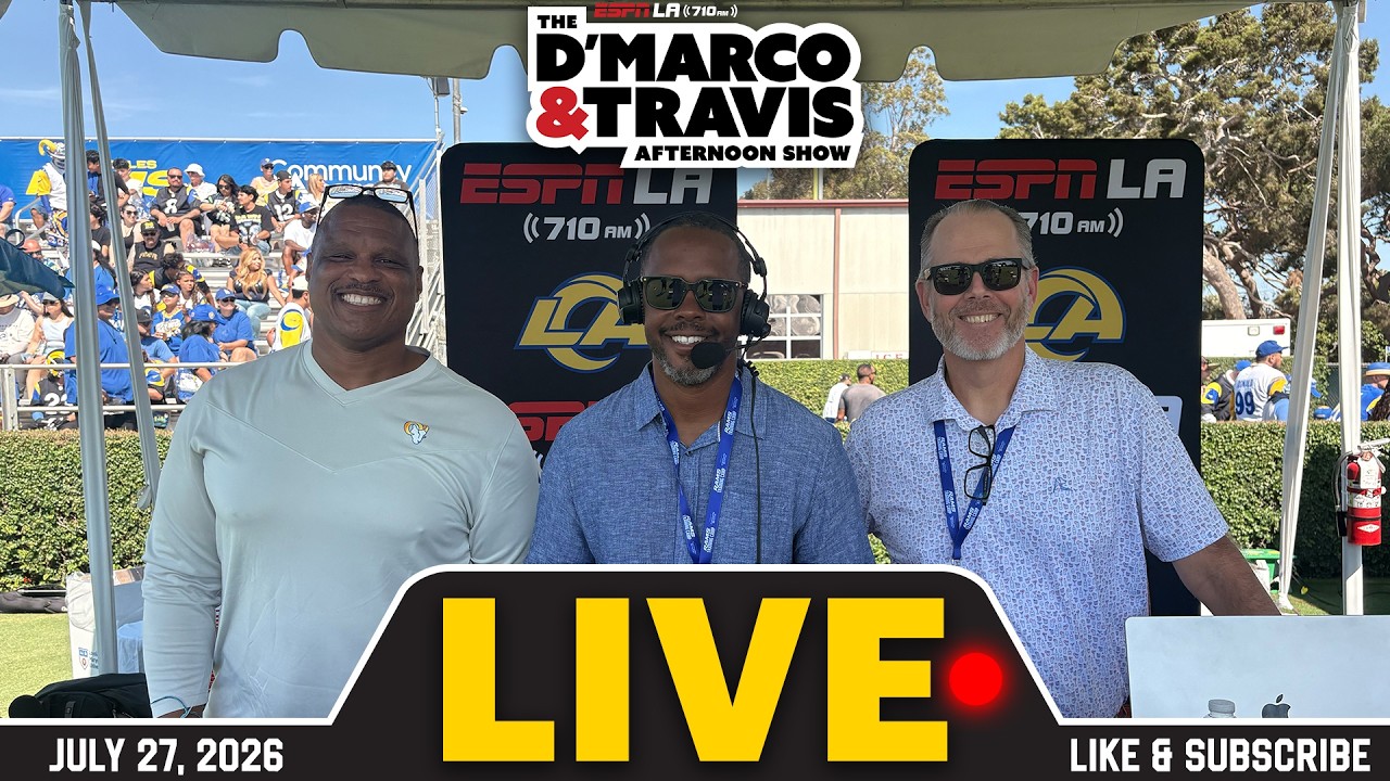 Rams Training Camp 🐏 Live From LMU | Special Guests To Join The Show - D'Marco & Travis