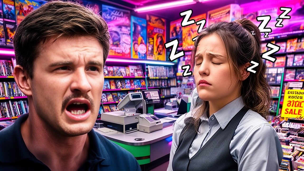 CZY ONA ŚPI W PRACY!? | Retro Rewind Video Store Sim #4