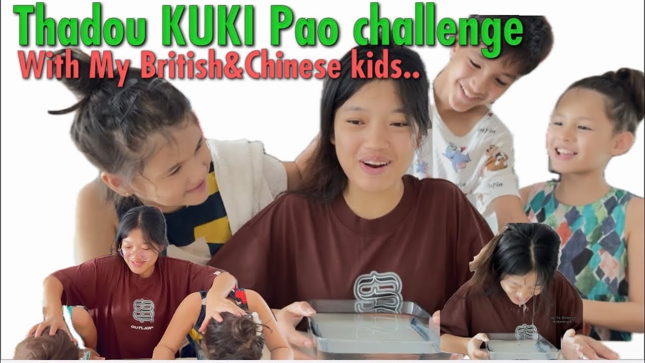 || Thadou KUKI || Pao challenge Game😂with my Twins👯‍♀️in SINGAPORE🇸🇬🤭😂🎀​⁠@L.LhairoseDiary