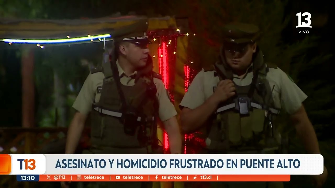 Asesinato y homicidio frustrado en Puente Alto