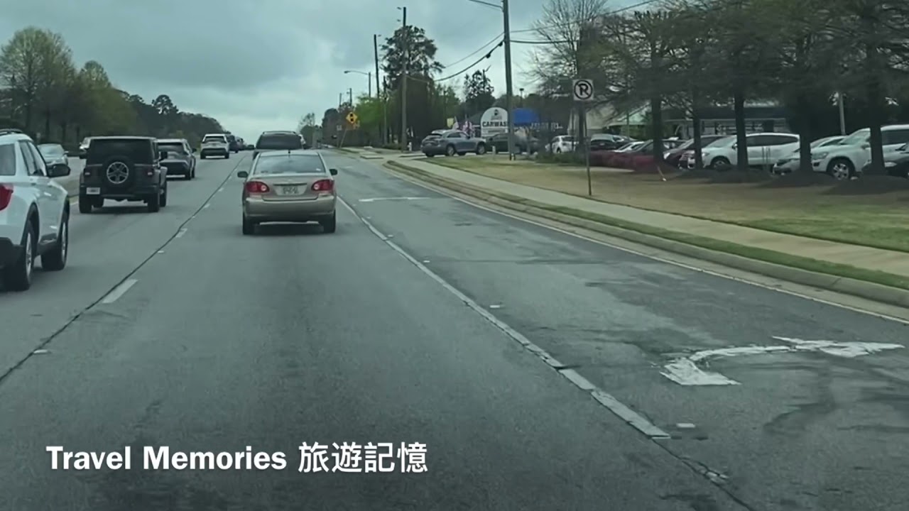 Road Trip -Driving in Lawrenceville,Ga