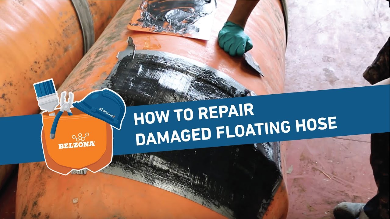 How to Repair Damaged Rubber on a Floating Hose with Belzona