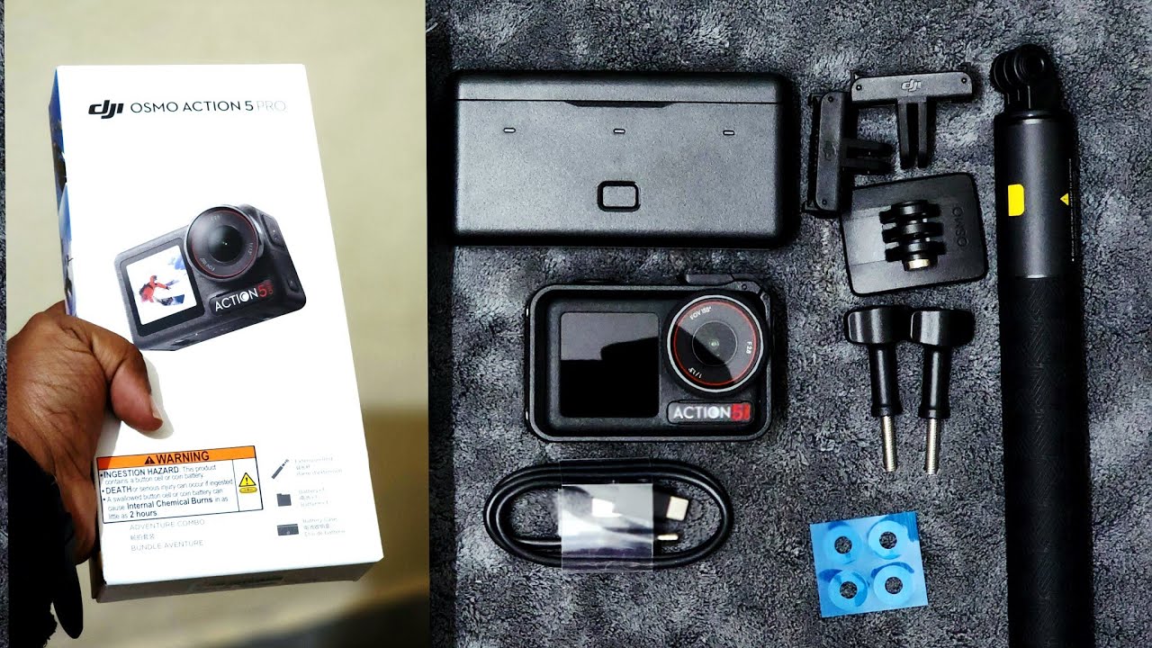 dji osmos action 5 pro unboxing