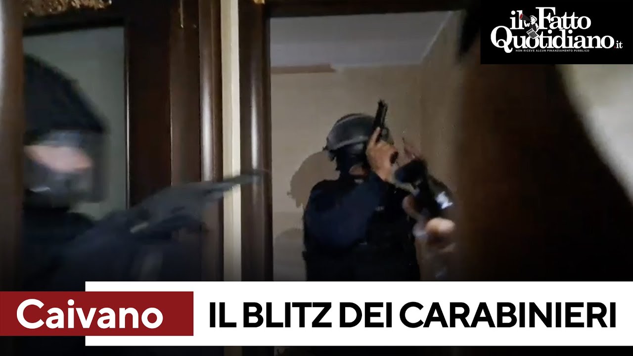 Il blitz a Caivano: il video dei carabinieri in azione. Sembra un film ma è la realtà