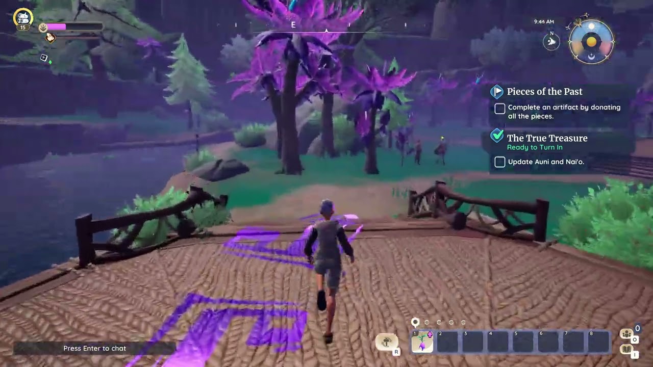 Find where Prismbeard escaped, Quest Objective, Palia