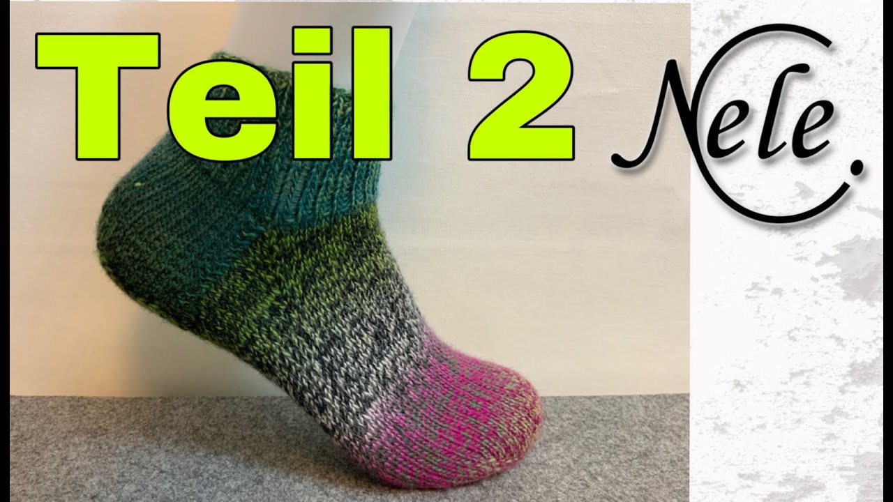 Socken stricken für Anfänger, Teil 2, Spickel, einfache Couch Kuschelsocken, DIY Anleitung by NeleC.