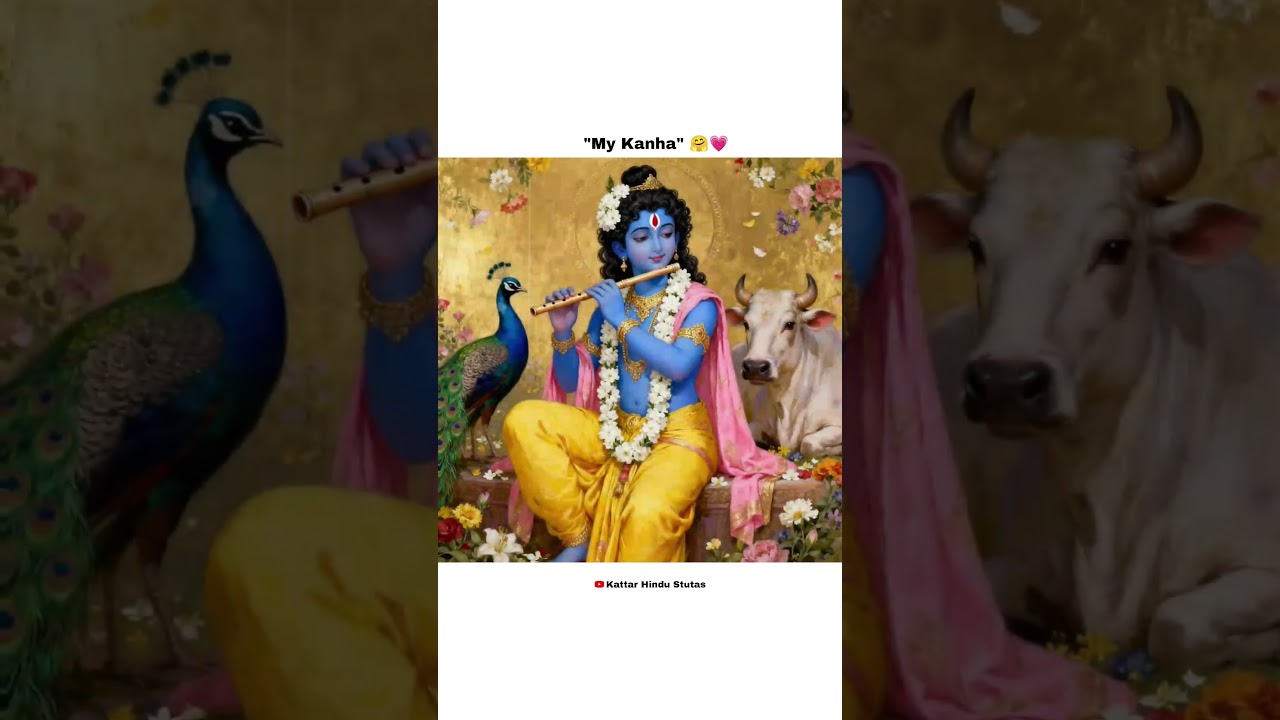 The Beauty of Krishna... 🦚💗|| Lord Krishna Shorts|| 