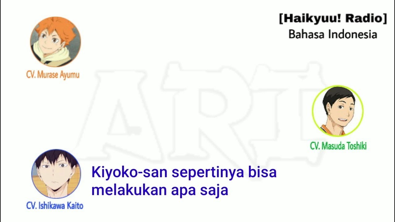 Kiyoko-san Itu Wanita Yang Hebat | Haikyuu! Radio Bahasa Indonesia