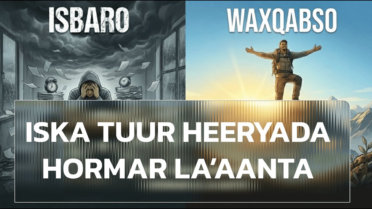 Casharo Tusaale Koorsada ISBARO, WAXQABSO - Master Your Mind, Win Everything #abdiwahabelmi #somvato