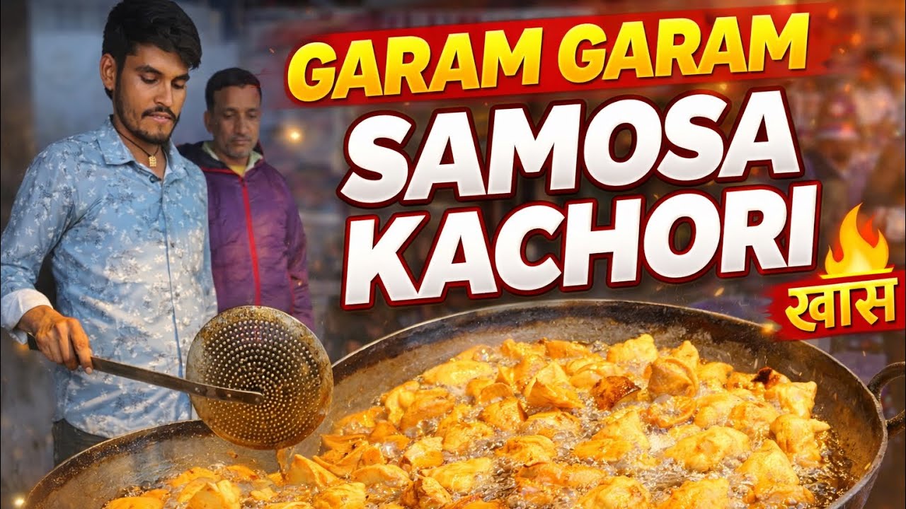 “Garma Garam Samosa & Kachori Recipe | Street Food Style at Home | Crispy & Tasty Snacks”