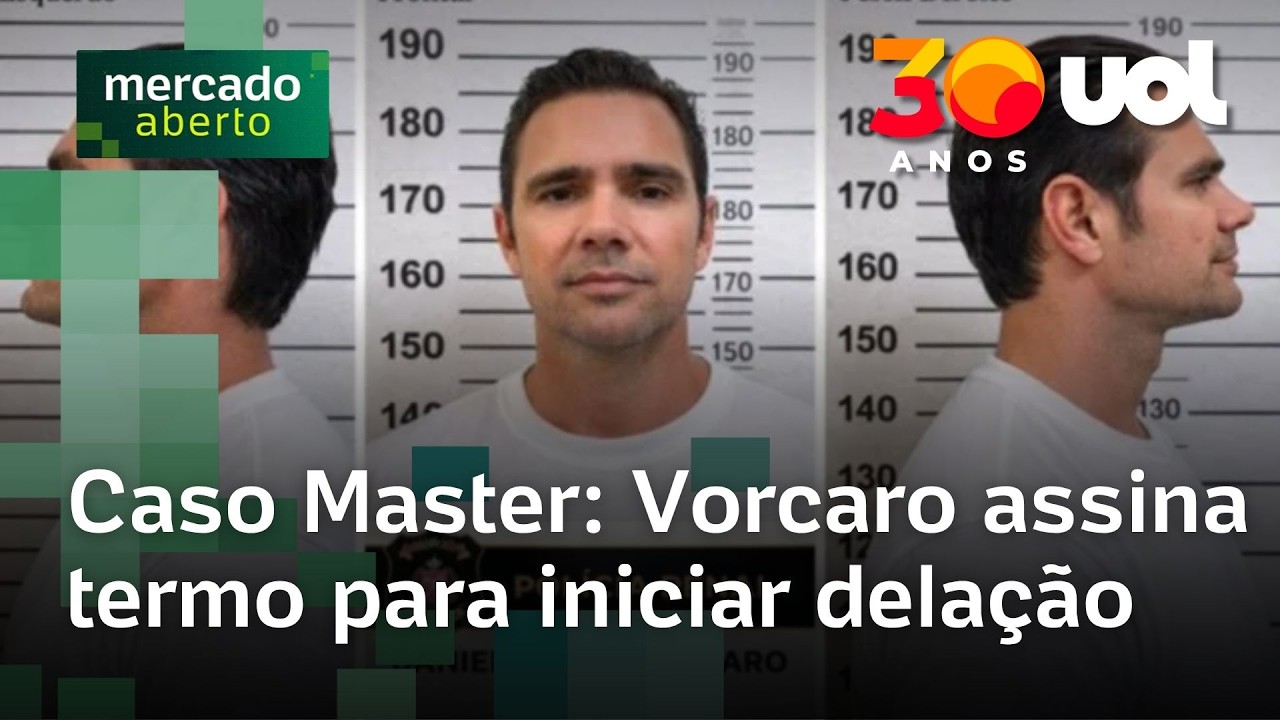 Daniel Vorcaro assina acordo de confidencialidade para iniciar dela&ccedil;&atilde;o