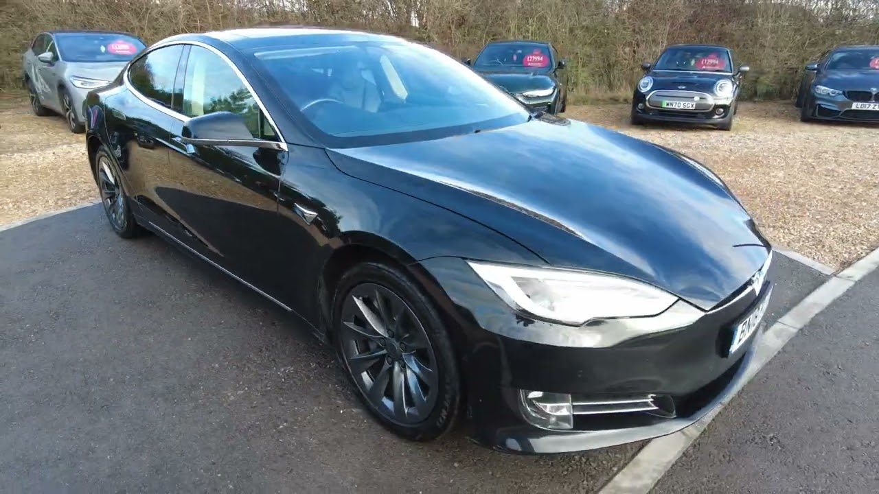 TESLA MODEL S 75D, 2018 ATOMATIC ELECTRIC SALOON IN BLACK