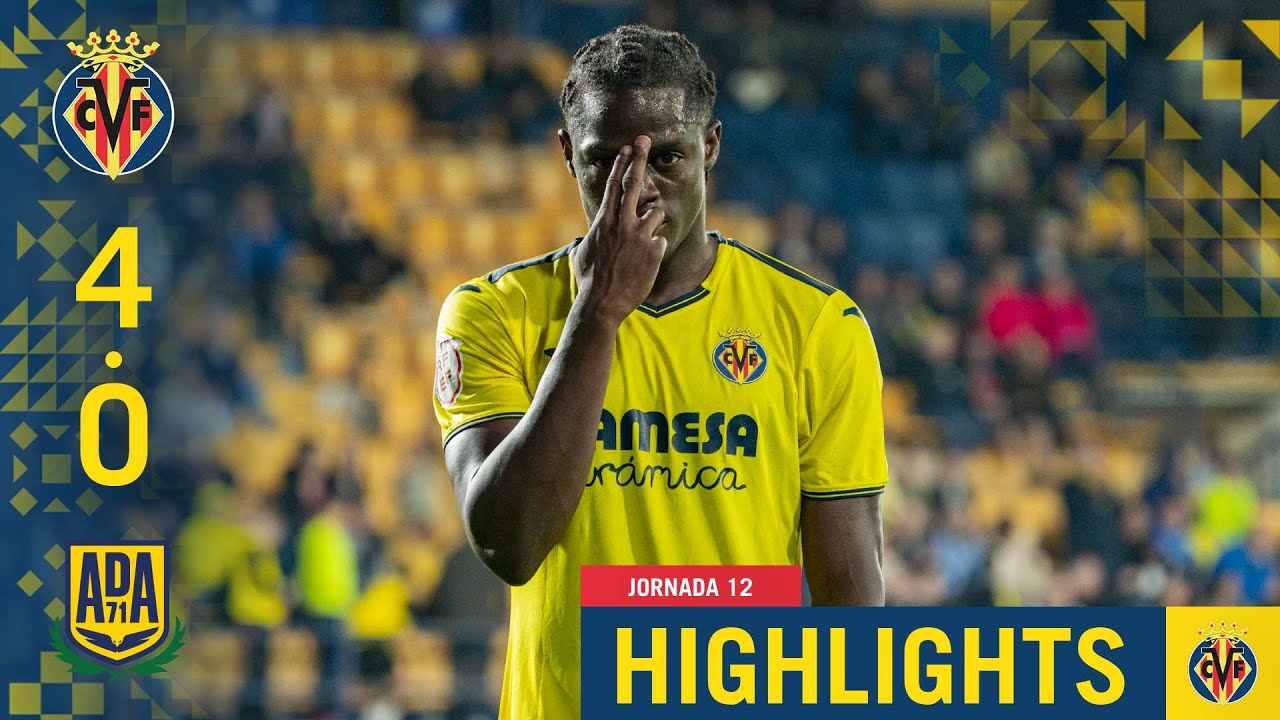 HIGHLIGHTS | VILLARREAL B 4-0 ALCORCÓN | PRIMERA FEDERACIÓN