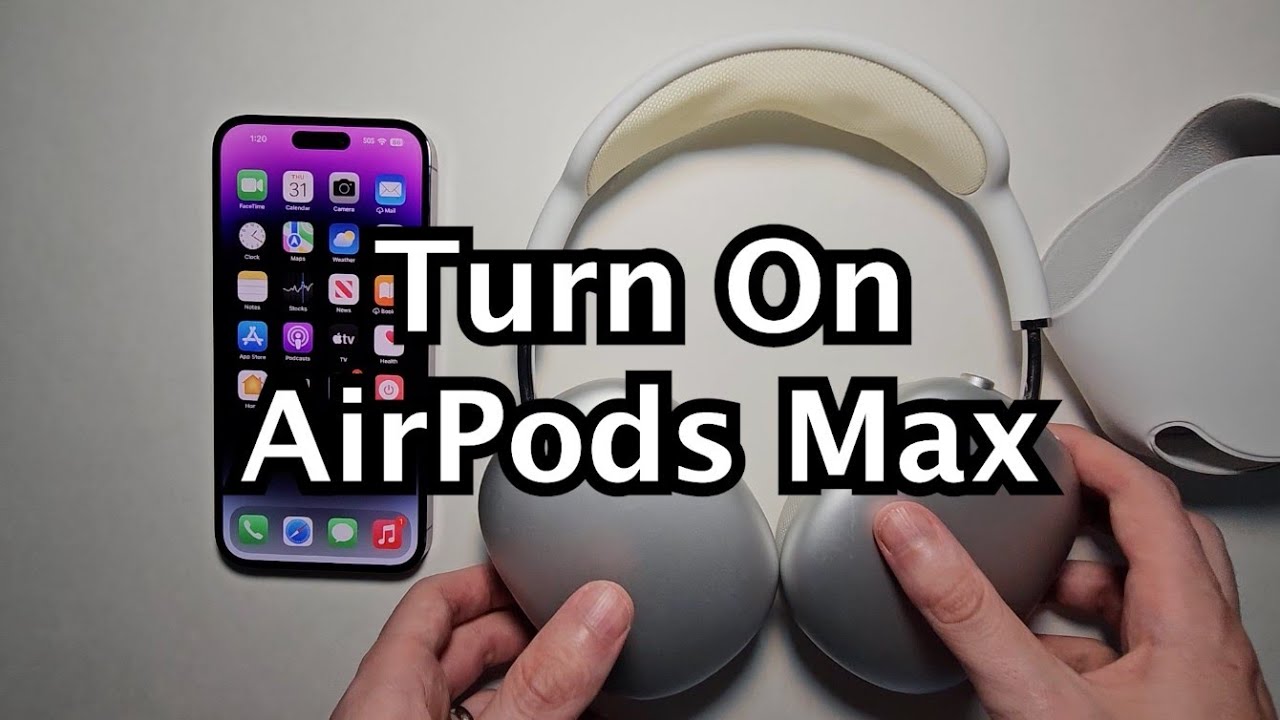 Как включить AirPods Max и войти в режим сопряжения!