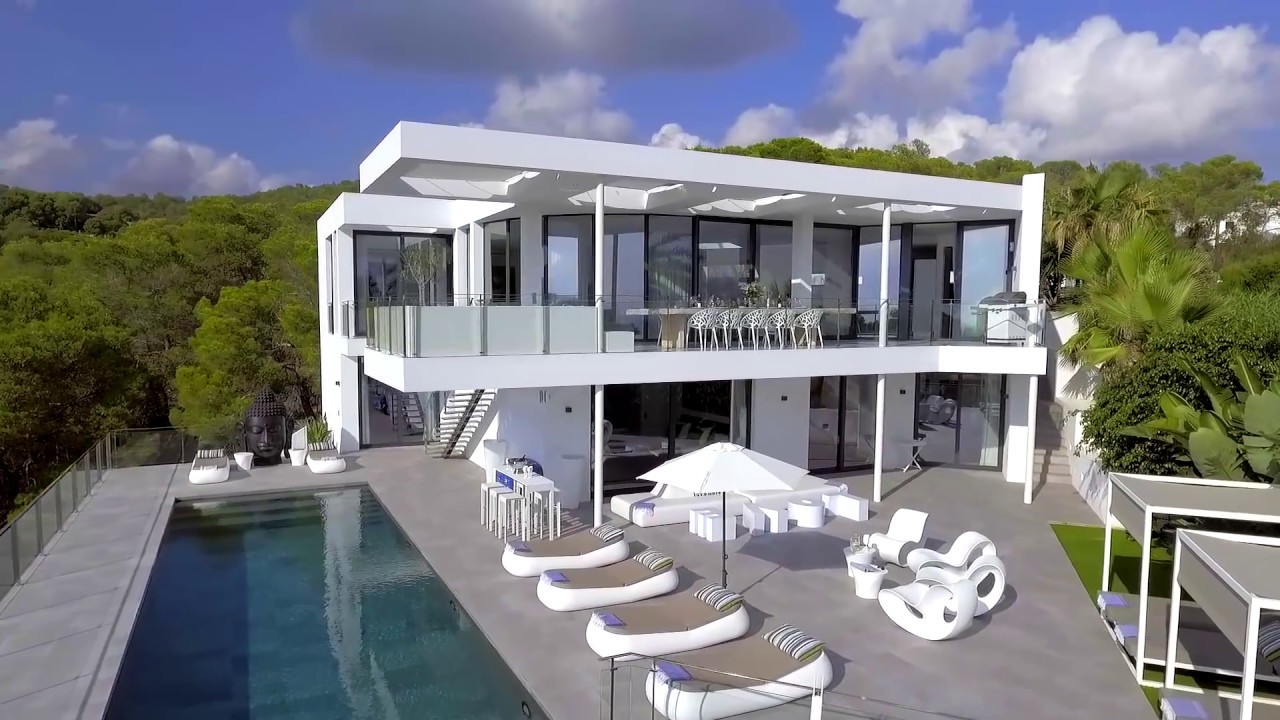 Ibiza: Modern villa in Vista Alegre Es Cubells with excellent sea views - Luxury Villas Ibiza