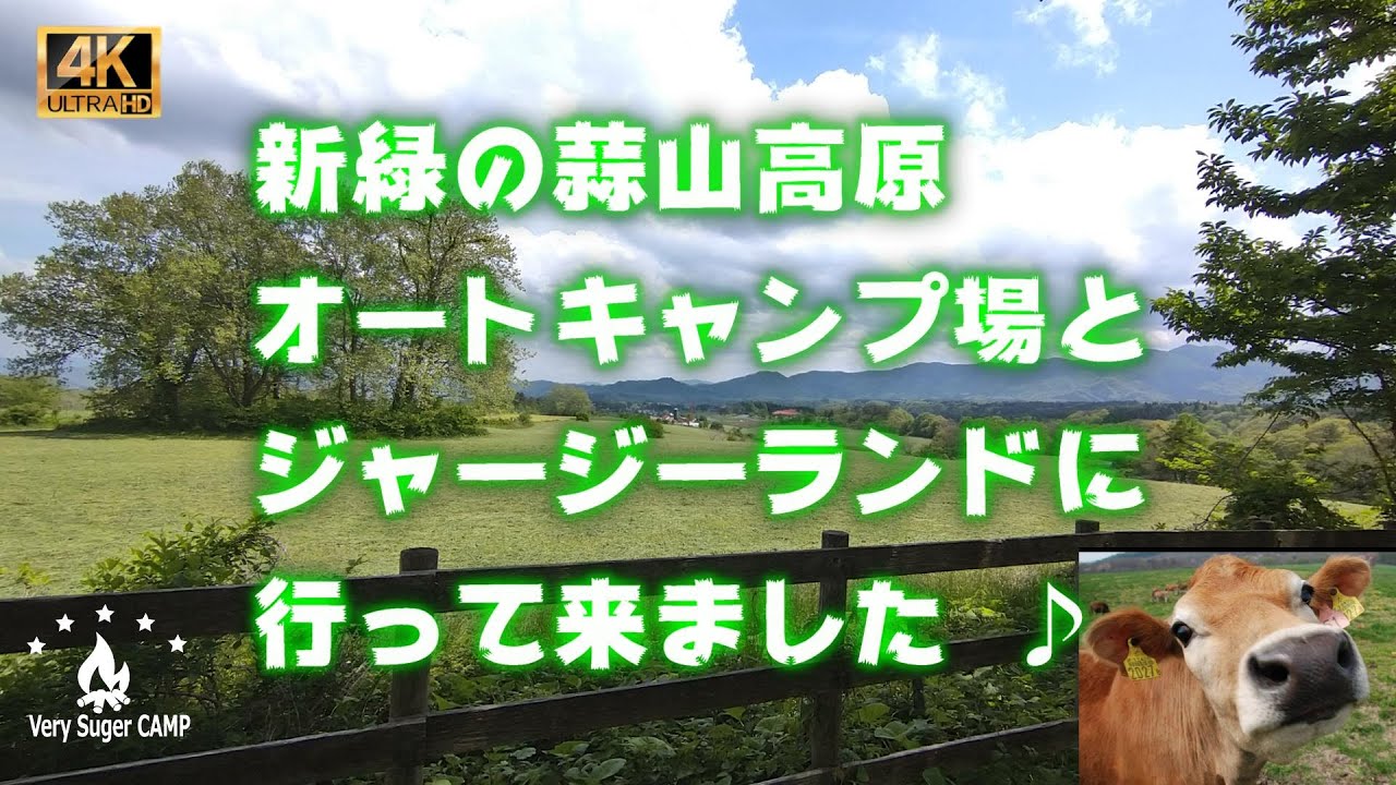 #蒜山高原キャンプ場 #ジャージーランド #夫婦キャンプ #4K #ベリーシュガーCAMP