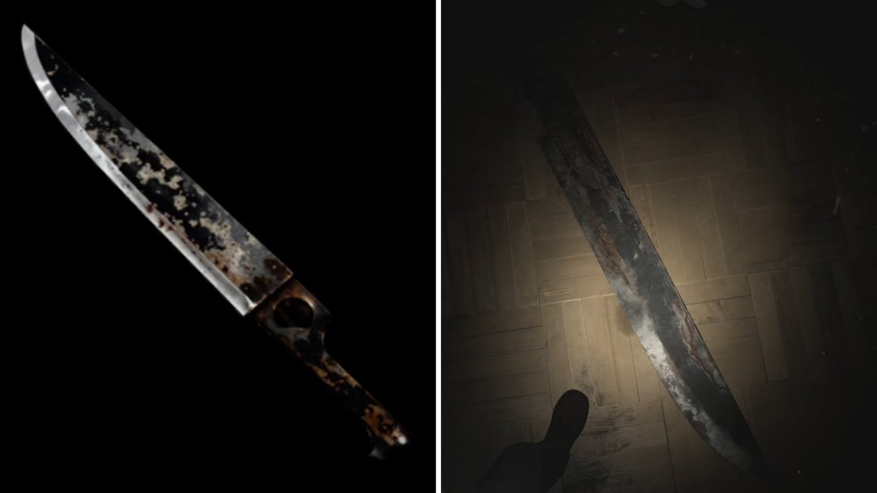 Acquiring Pyramid Head's great knife (Silent Hill 2: Enhanced Edition / remake comparison)