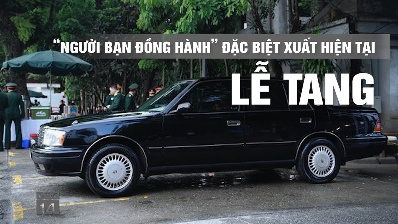 Hình ảnh xe Toyota Crown đời 1998 ở tang lễ Tổng Bí thư Nguyễn Phú Trọng | VTC14