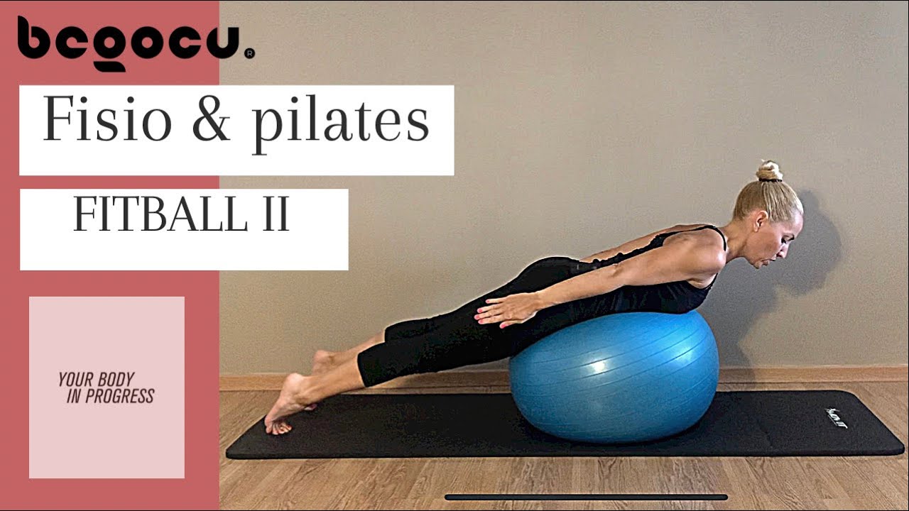 PILATES CON PELOTA . Segunda rutina de fisiopilates con la fitball .