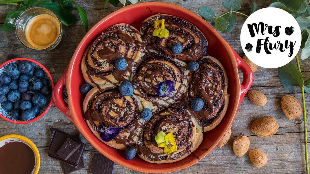 Schoko Bananen Schnecken vegan / ohne weissen Zucker