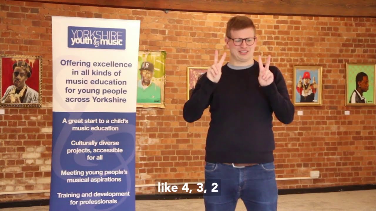 Yorkshire Youth and Music - Deaf and Musical: Signed Song - Count On Me by Bruno Mars