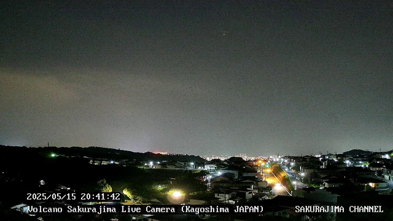 【絶景LIVE】桜島ライブカメラ（噴火・空雲・朝焼け・星空）Sakurajima Volcano Live Camera
