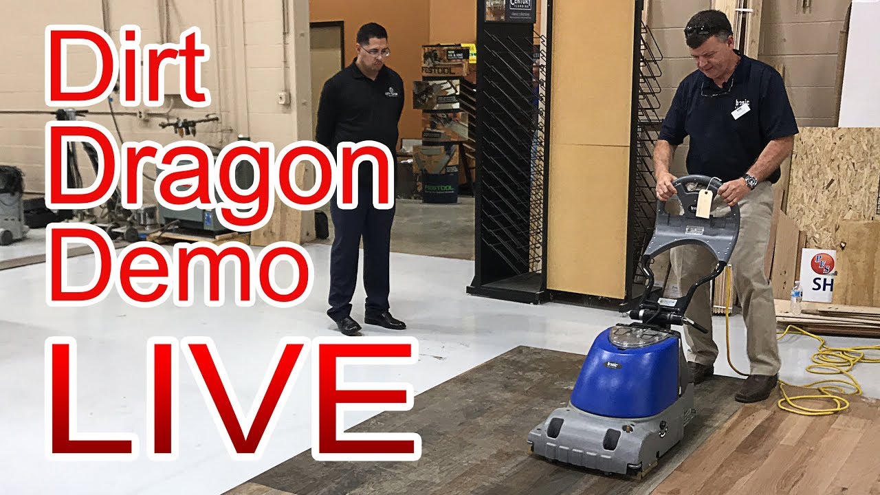 Dirt Dragon Demo LIVE | Basic Coatings Cleans Wood Floors at City Floor Supply, Tykote