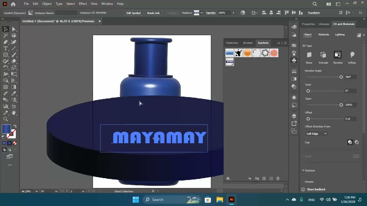 12th class in illustrator