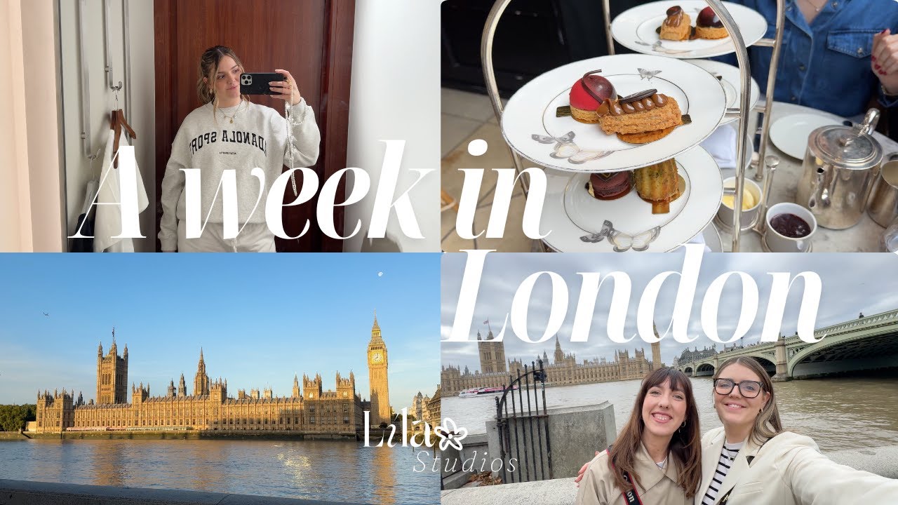 Spend a week in London with me: 3 photoshoots, an impressive amount of shopping & lots of good food!