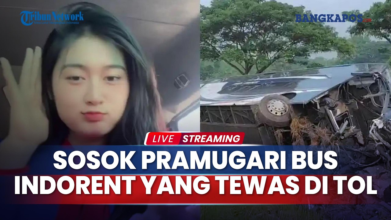 🔴  Sosok Pramugari Bus Indorent Naura Rindha Cantika yang Tewas di Tol Ngawi-Solo