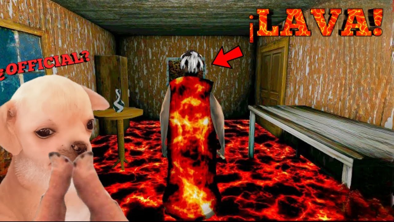 GRANNY pero el suelo es LAVA 🌋😱 Sube hasta el 3er PISO...