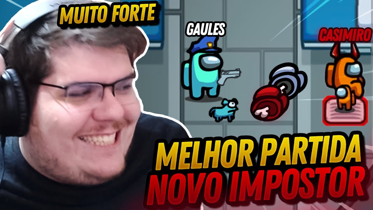 CASIMIRO FEZ SUA NOVA MELHOR PARTIDA DE IMPOSTOR DO AMONG US CONTRA A TRIBO!!!