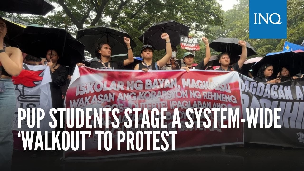 PUP students stage a system-wide ‘walkout’ to protest government corruption