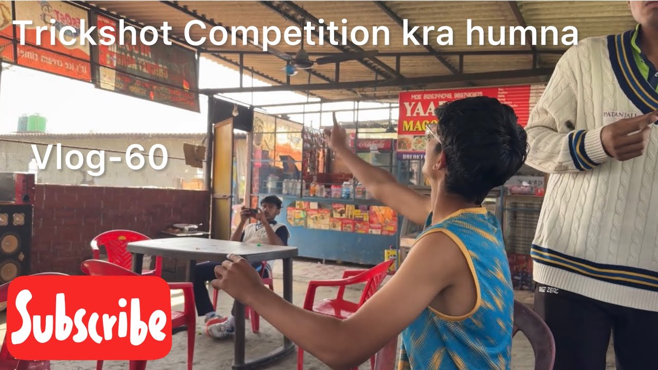 Humne kiya trickshot competition (Vlog-60)