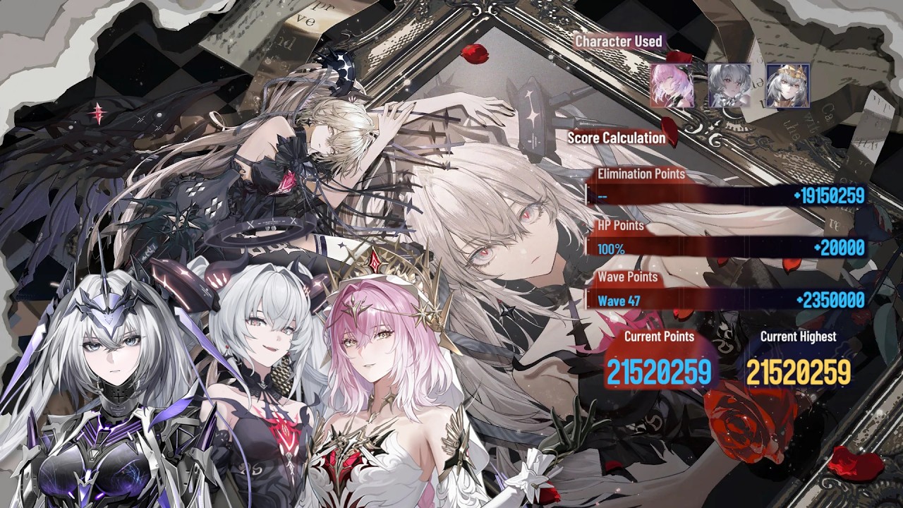 Punishing: Gray Raven | Void Warzone 21m!! (Legend) SSS+ Luna & Rosetta, SSS4 Ishmael