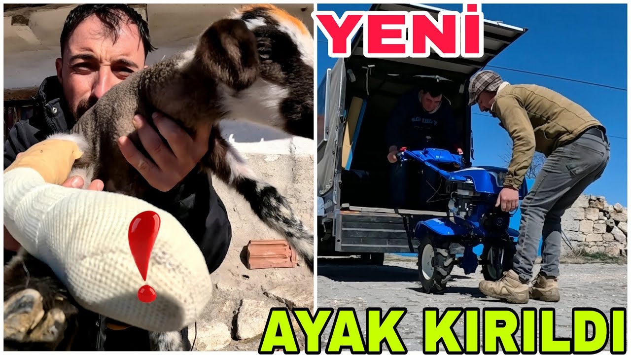 BACAK KIRILDI !! KESİN NAZAR~ÜZÜLECEKSİNİZ~DAYIMA YENİ ÇAPA MAKİNSASI~KÖPÜK KAPLAMA